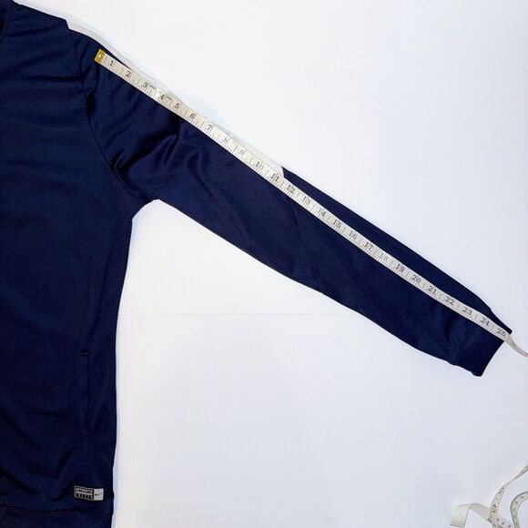 NWT Nike Dri-Fit Navy Blue Zip Up Jacket Lightwght Athletic Performance Womens L - Picture 14 of 16